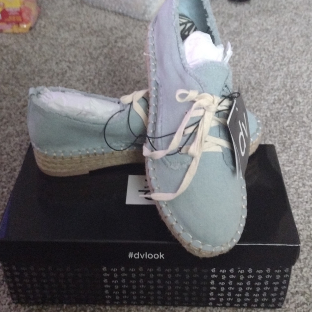 Denim platform canvas shoes